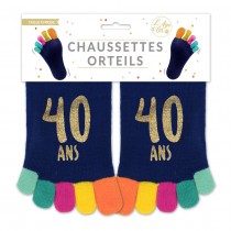 CHAUSSETTE ORTEILS LA 40AINE NOIRE