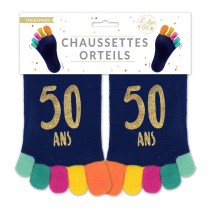 CHAUSSETTE ORTEILS LA 50AINE NOIRE