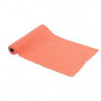 CHEMIN DE TABLE GAZE DE COTON 30CMX3M CORAIL