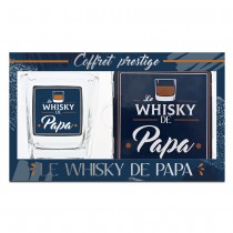 COFFRET LE WHISKY DE PAPA VERRE DESSOUS LIÈGE