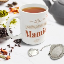 COFFRET MUG BOULE À THÉ LA PAUSE DE MAMIE