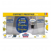 COFFRET PASTIS VERRES VERSEUR