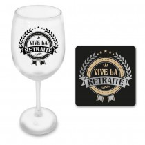 COFFRET VERRE RETRAITE