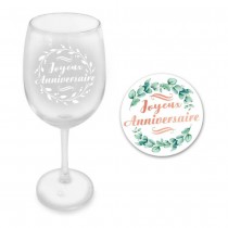 COFFRET VERRE VIN FEMME ANNIVERSAIRE