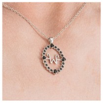 COLLIER FANTAISIE GOTHIQUE PENDENTIF MERCREDI