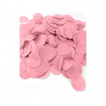 CONFETTIS DE SCÈNE PAPIER SOIE 5CM ROND 80G ROSE