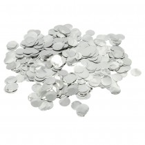 CONFETTIS ROND POLYÉTHYLÈNE 30G ARGENT MÉTAL