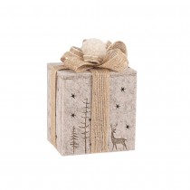 DÉCO CADEAU FEUTRINE NUD BEIGE 12X6CM TAUPE