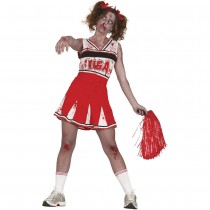 DÉGUISEMENT CHEERLEADER USA ZOMBIE ADO