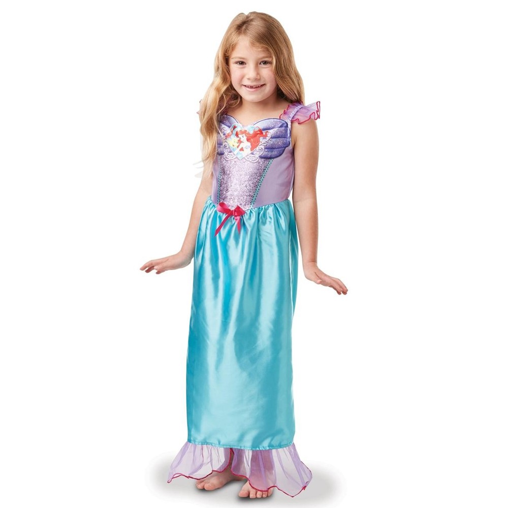 Disney Costume de princesse Ariel pour filles, parfait pour les fêtes,  Halloween ou les jeux de simulation