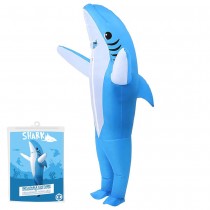 DÉGUISEMENT COSTUME GONFLABLE REQUIN BLEU ADULTE