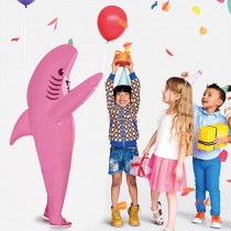 DÉGUISEMENT COSTUME GONFLABLE REQUIN ROSE ENFANT