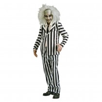 DÉGUISEMENT COSTUME RAYÉ FANTÔME BEETLEJUICE HOMME