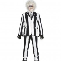 DÉGUISEMENT COSTUME RAYÉ FANTÔME ESPIÈGLE HOMME