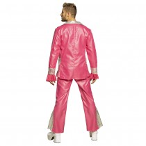 DÉGUISEMENT DISCO ANTHONY COSTUME ROSE HOMME