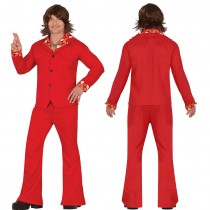 DÉGUISEMENT DISCO ROUGE HOMME