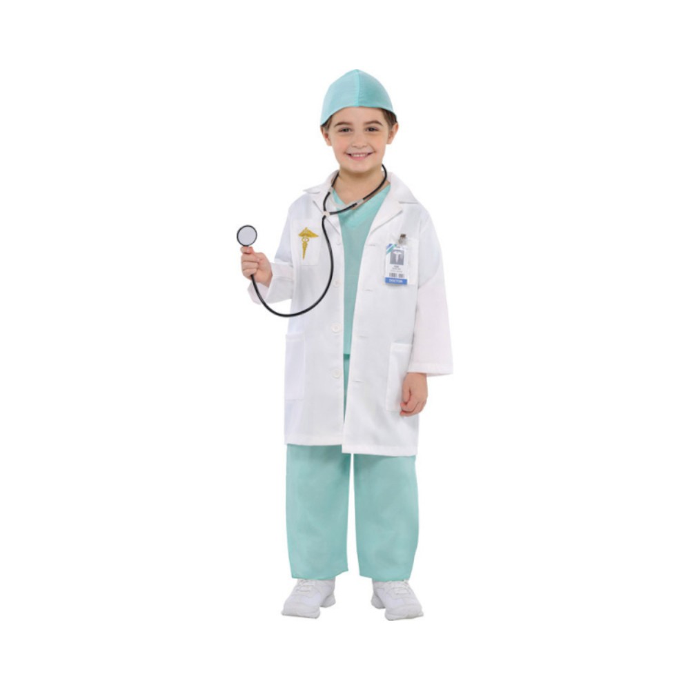 Livre Jour Er Docteur Déguisement Garçon Hôpital Enfants Enfant Costume