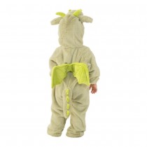 DÉGUISEMENT DRAGON PELUCHE VERT BÉBÉ