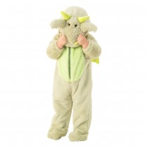 DÉGUISEMENT DRAGON PELUCHE VERT BÉBÉ