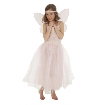 Déguisement Fille Froufrou Milly Costume Âge 6-8 Ans Rose & Boa Plume