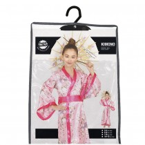 DÉGUISEMENT KIMONO JAPONAISE ROSE FILLE