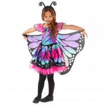 DÉGUISEMENT PAPILLON MULTICOLORE FILLE