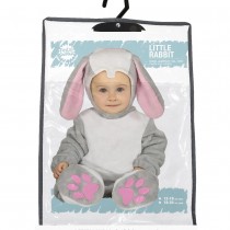 DÉGUISEMENT PETIT LAPIN GRIS BÉBÉ