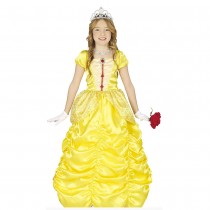 DÉGUISEMENT PRINCESSE BAL JAUNE FILLE