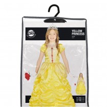 DÉGUISEMENT PRINCESSE BAL JAUNE FILLE