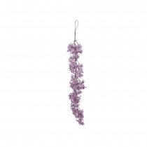 DESCENTE FLEURS ARTIFICIELLES TISSU 86CM LILAS