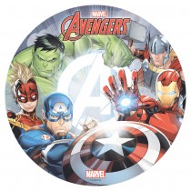 DISQUE AZYME AVENGERS DÉCO GÂTEAU 20CM 