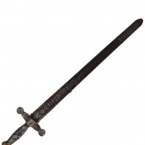 ÉPÉE FOURREAU PLASTIQUE CHEVALIER MÉDIÉVAL 75CM