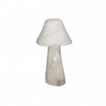 FIGURINE CHAMPIGNON BOIS DÉCORATIF 33X19CM NATURE