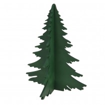 FIGURINE SAPIN 3D BOIS 30CM VERT