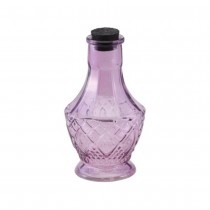 FIOLE VERRE OUVRAGÉ 6.5X11.5CM VIOLET