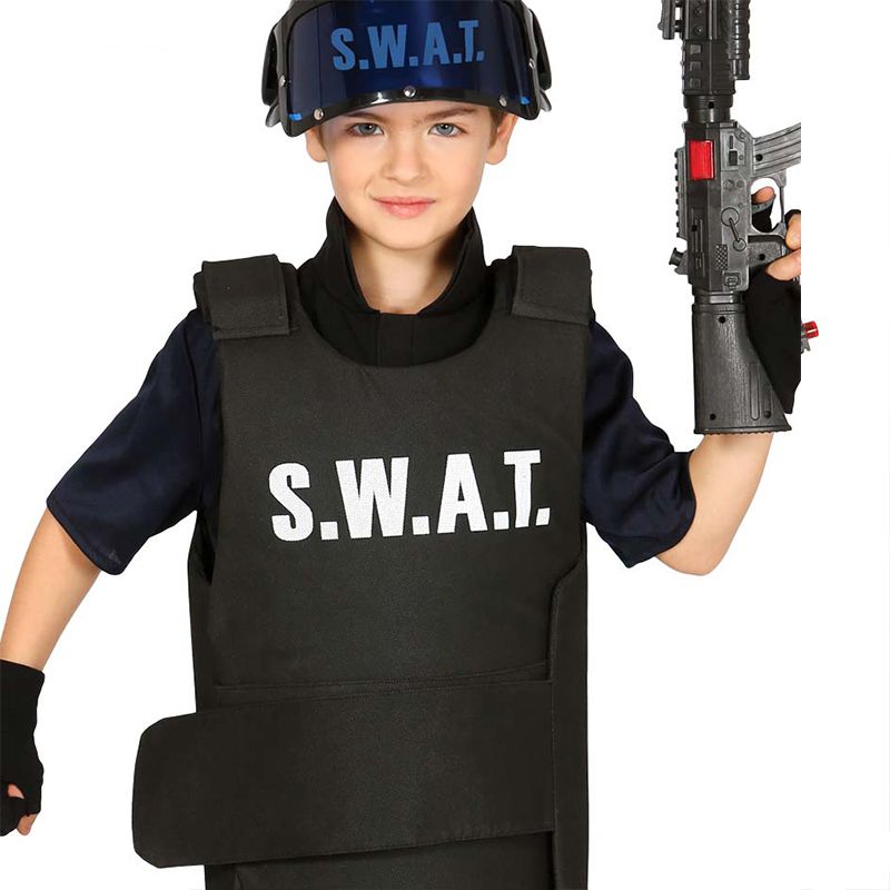 Déguisement agent SWAT enfant. Livraison 24h