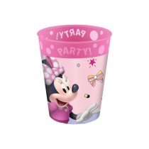 GOBELET RÉUTILISABLE MINNIE 25CL ROSE