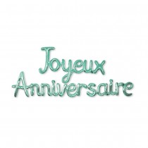 GUIRLANDE BALLONS LETTRES ANNIVERSAIRE 4.5M VERT