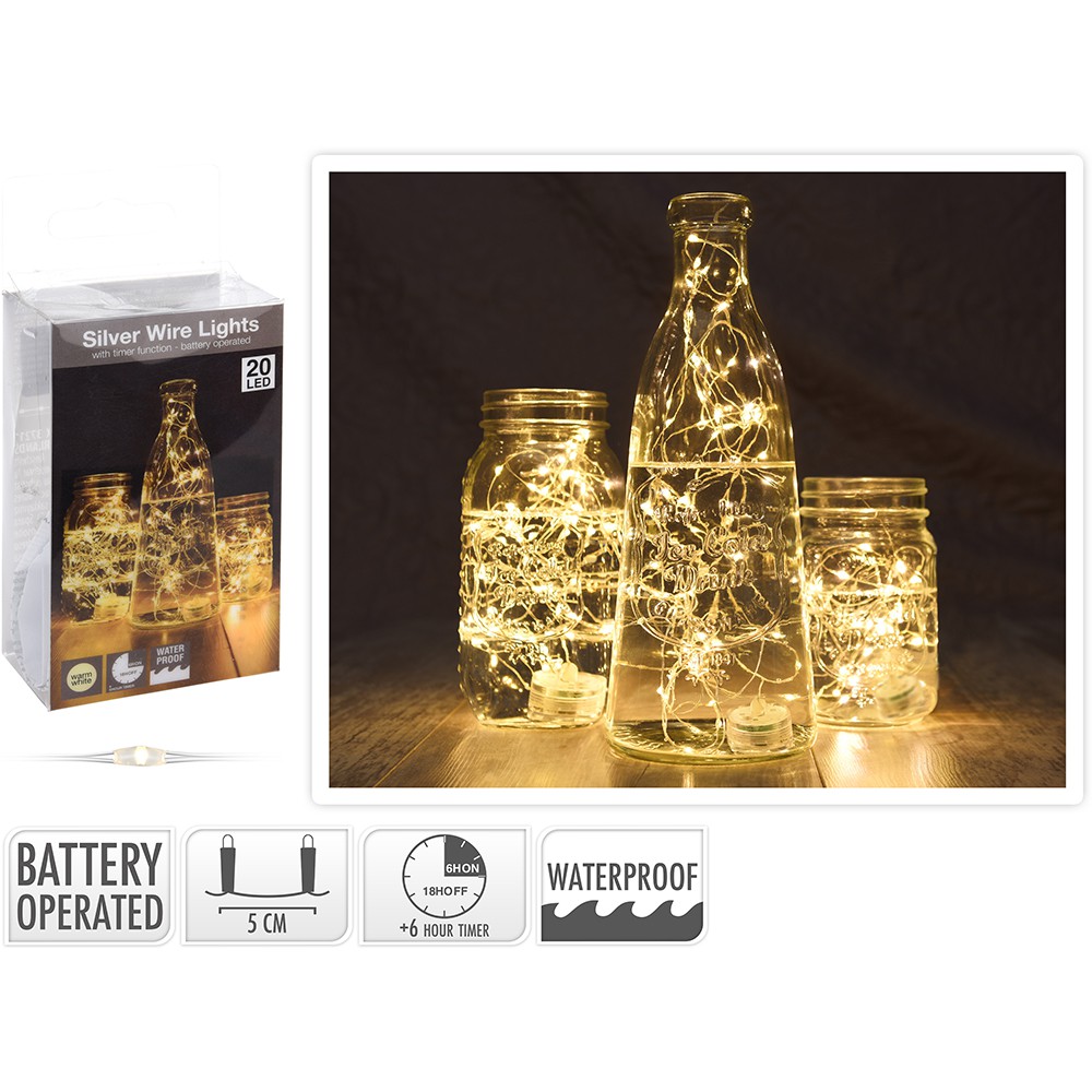 Guirlande Lumineuse 40 LED Etoiles 3.9m Timer Function - Achat / Vente de  produits de la marque SIRIUS HOME