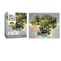 GUIRLANDE LUMINEUSE 192 LEDS ROUGE VERT BLANC 1.4M