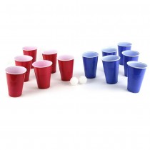 JEU À BOIRE BIÈRE PONG GOBELETS RÉUTILISABLES