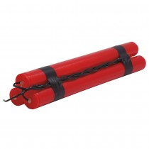 JOUET BÂTON DYNAMITE EXPLOSIF 25CM ROUGE