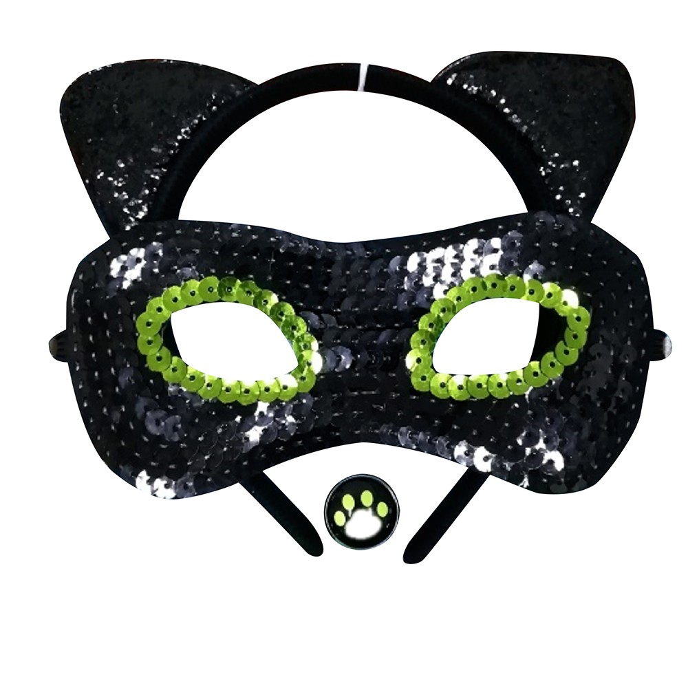 Masque de chat pour enfants, costume de chat noir, masque de