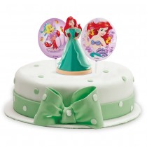 KIT DÉCOR À GÂTEAU ARIEL DE PRINCESS