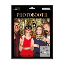 KIT PHOTOBOOTH BONNE ANNÉE 12 PIÈCES