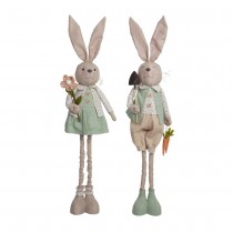 LAPIN VERT SAUGE CHARLIE 25X15X120CM