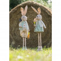 LAPIN VERT SAUGE CHARLIE 25X15X120CM