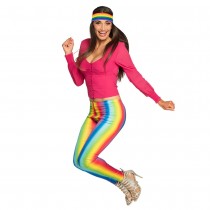 LEGGING POLYESTER STRETCH ARC-EN-CIEL LGBT FEMME