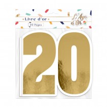 LIVRE D\'OR HOMME 20 AINE