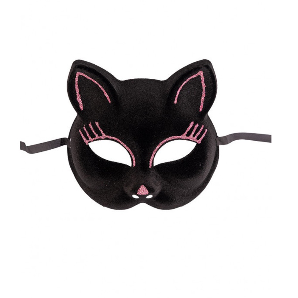 Masque de chat pour enfants, costume de chat noir, masque de